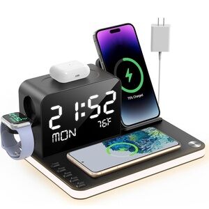 Black Wireless Charging Station